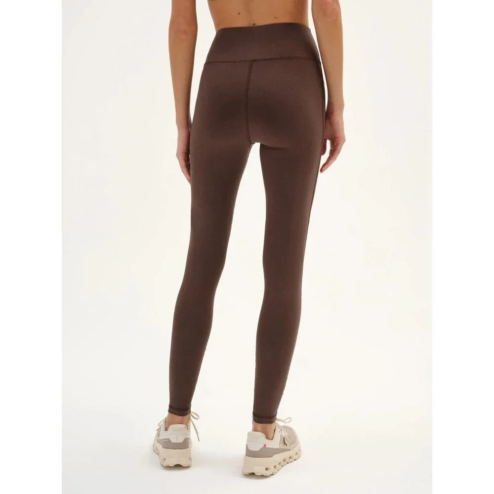 MATE THE LABEL ORGANIC COTTON FULL LENGTH LEGGINGS‎ MOCHA BROWN NWT - Picture 7 of 7